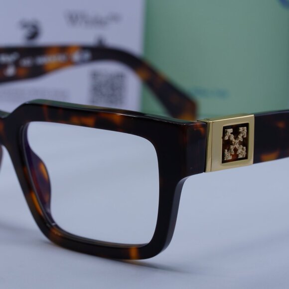 Off-White OERJ015 STYLE 15 6000 Square Eyeglasses 54mm – Havana - Picture 2 of 9